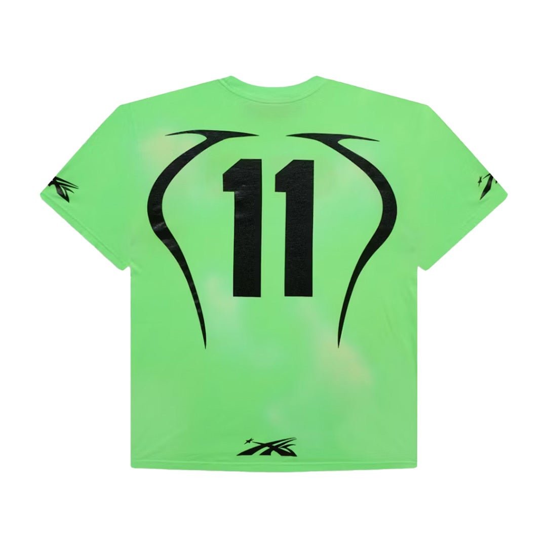 Hellstar Warm Up Tee Neon Green by Hellstar - NWAHype 1 for streetwear T-Shirts in USA