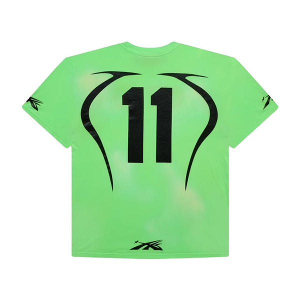 Hellstar Warm Up Tee Neon Green by Hellstar - NWAHype 1 for streetwear T-Shirts in USA