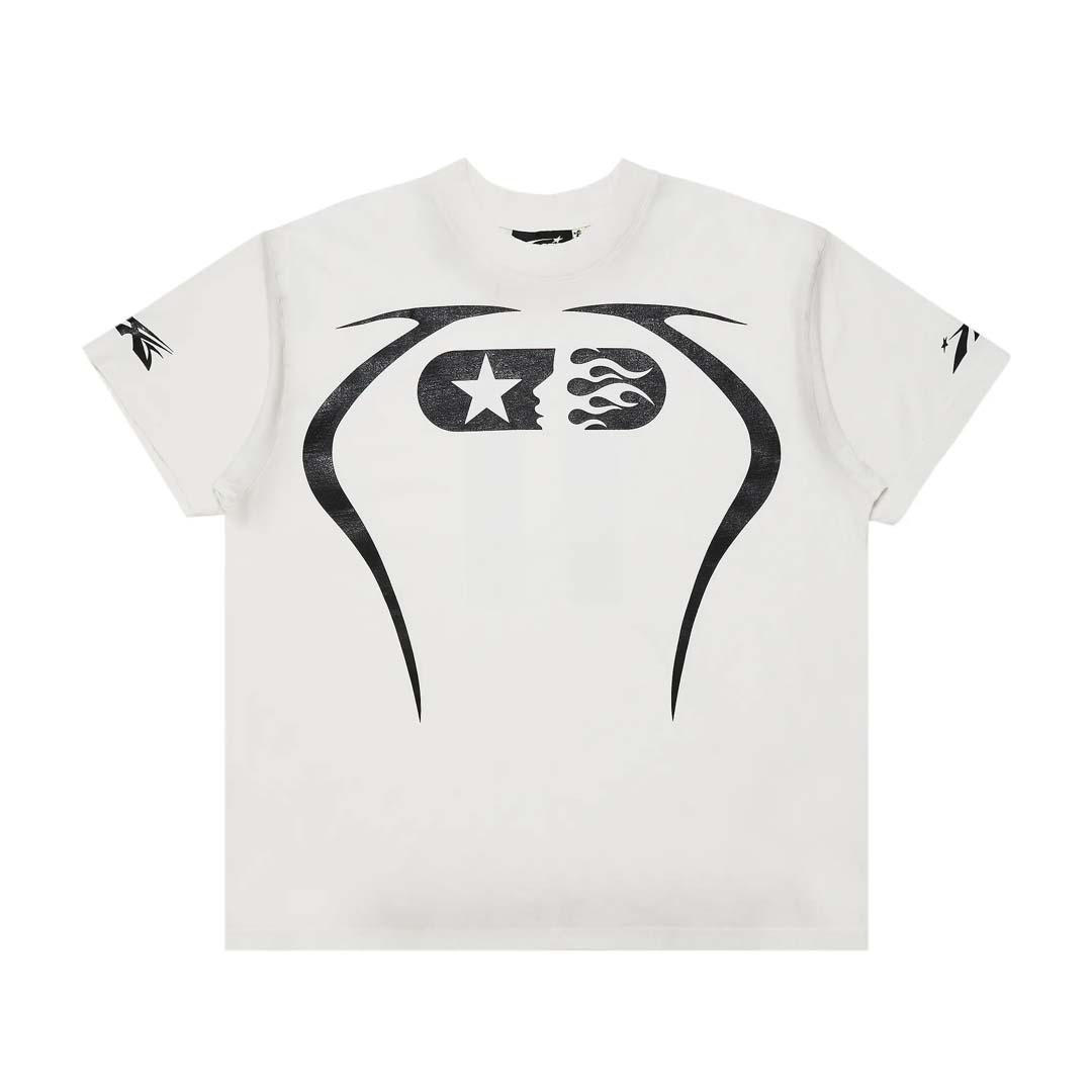 Hellstar Warm Up Tee 'White' by Hellstar - NWAHype No.1 for streetwear T-Shirts in USA