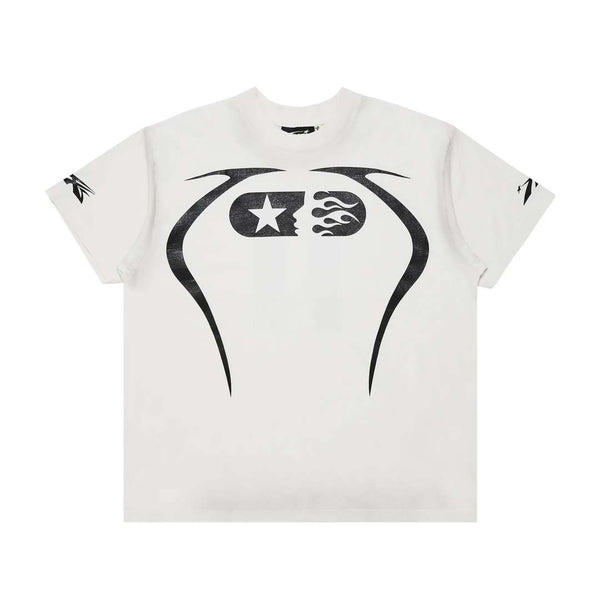 Hellstar Warm Up Tee 'White' by Hellstar - NWAHype No.1 for streetwear T-Shirts in USA