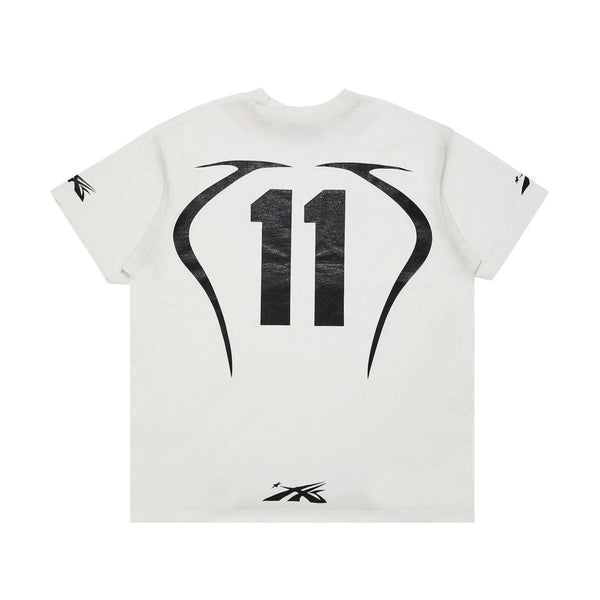 Hellstar Warm Up Tee 'White' by Hellstar - NWAHype No.1 for streetwear T-Shirts in USA