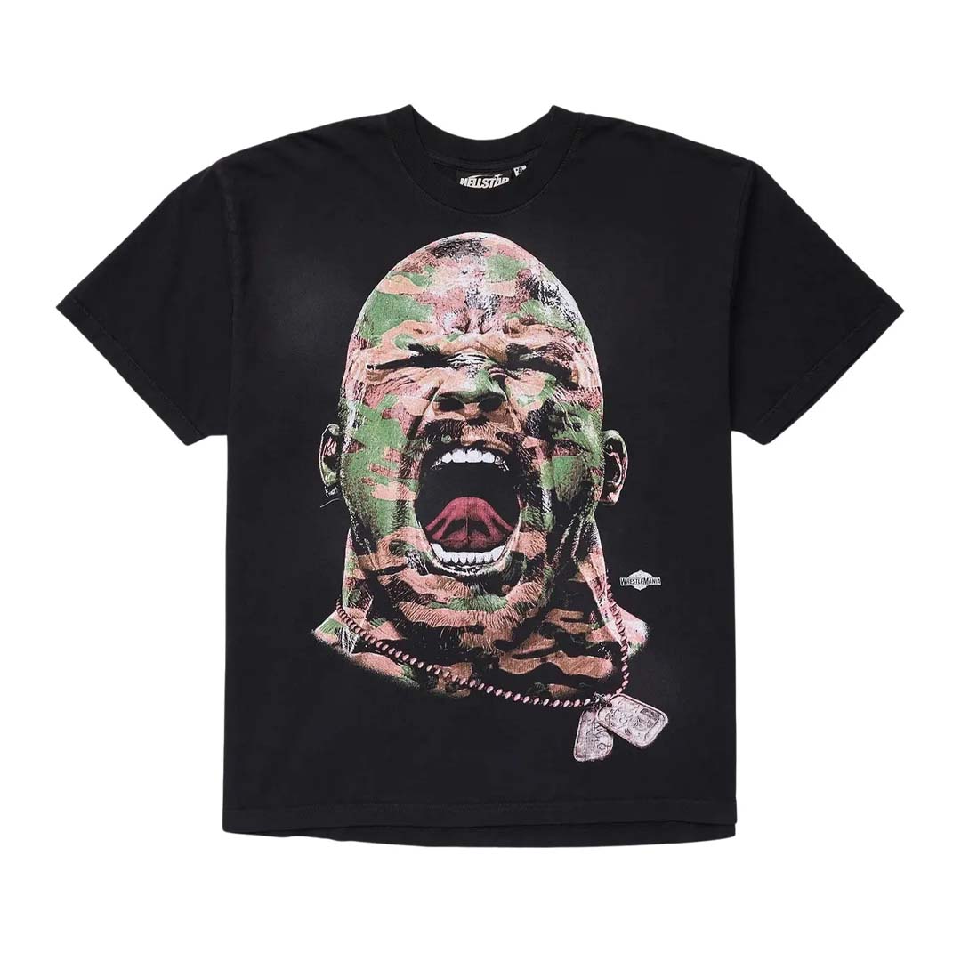 Hellstar x WWE Austin 3:16 Tee Black by Hellstar - NWAHYPE No.1 for streetwear T-Shirts in USA