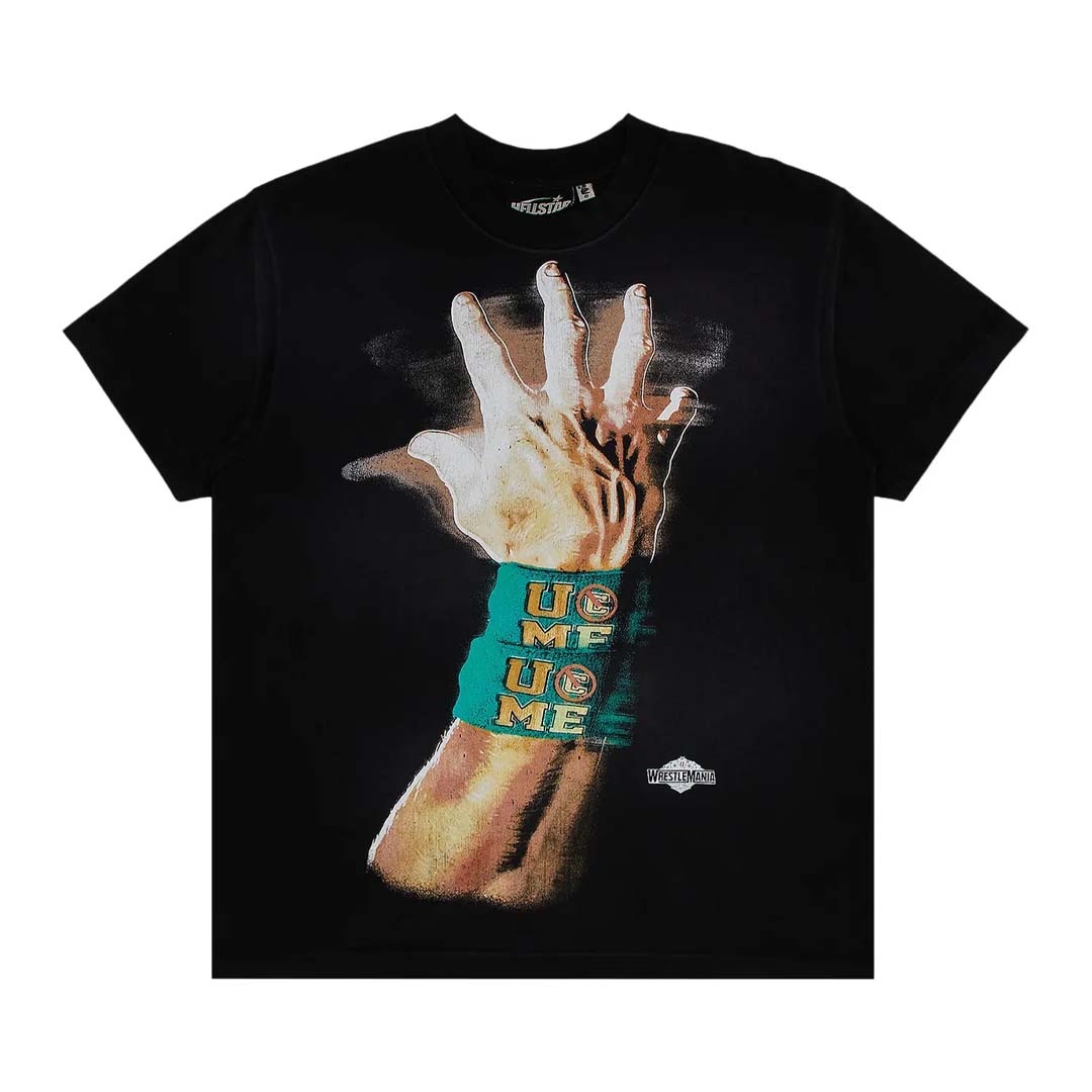 Hellstar x WWE John Cena Tee Black by Hellstar - NWAHYPE No.1 for streetwear T-Shirts in USA