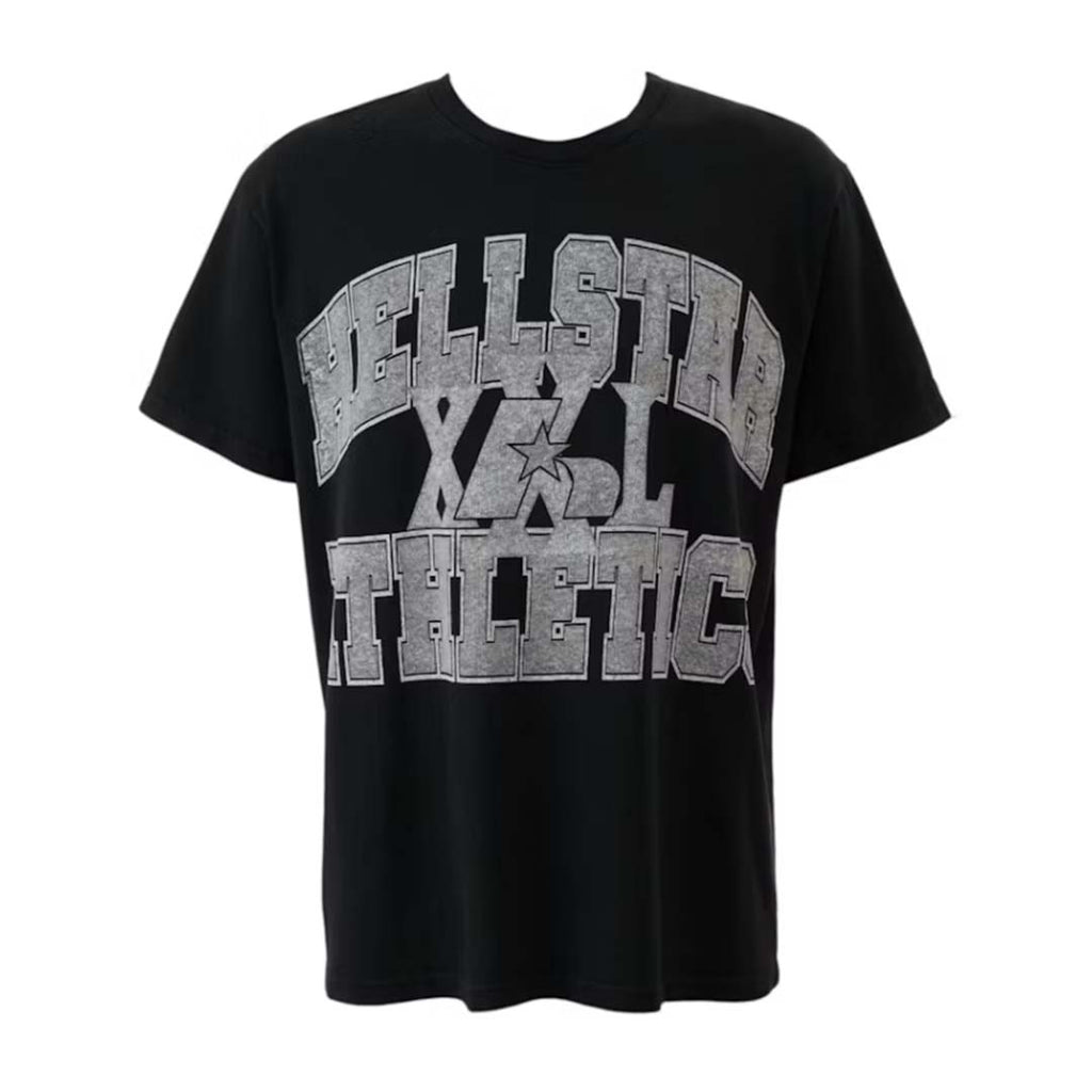 Hellstar XXL Athletics Tee Black by Hellstar - NWAHYPE No.1 for streetwear T-Shirts in USA