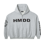 HMDD Chimstone Zip Up Hoodie Grey by HMDD - NWAHype No.1 for streetwear Hoodies in USA