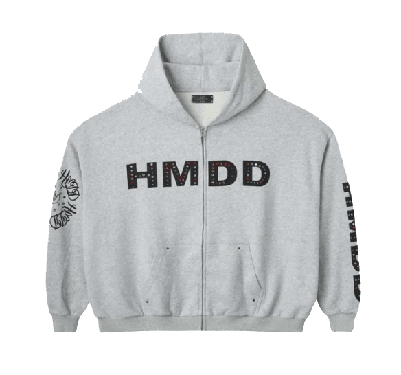 HMDD Chimstone Zip Up Hoodie Grey by HMDD - NWAHype No.1 for streetwear Hoodies in USA