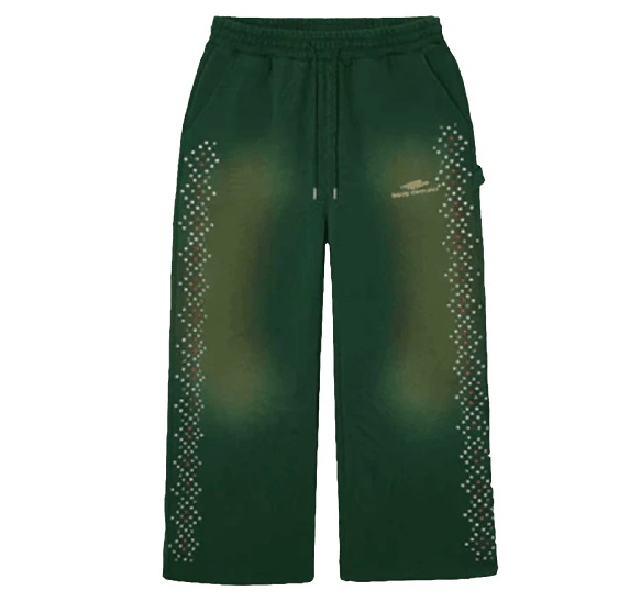 HMDD Crystal Sweatpants Green by HMDD - NWAHype No.1 for streetwear Pants in USA