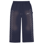 HMDD Crystal Sweatpants Navy Washed by HMDD - NWAHype No.1 for streetwear Pants in USA