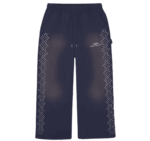 HMDD Crystal Sweatpants Navy Washed by HMDD - NWAHype No.1 for streetwear Pants in USA