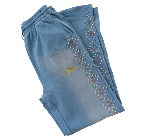 HMDD Crystal Sweatpants Powder Blue by HMDD - NWAHype No.1 for streetwear Pants in USA
