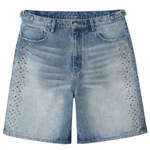 HMDD H Star Crystal Jean Shorts Blue by HMDD - NWAHype No.1 for streetwear Shorts in USA