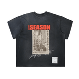 HMDD Hidden Season Black Tee by HMDD - NWAHype No.1 for streetwear T-Shirts in USA