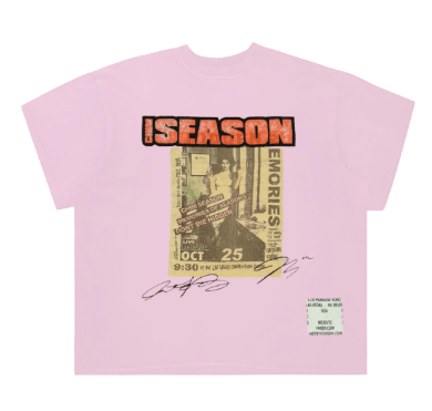 HMDD Hidden Season Pink Tee by HMDD - NWAHype No.1 for streetwear T-Shirts in USA