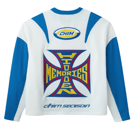 HMDD Moteaux Jersey White Blue by HMDD - NWAHype No.1 for streetwear T-Shirts in USA