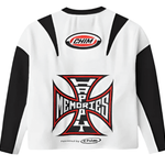 HMDD Moteaux Jersey White Red by HMDD - NWAHype No.1 for streetwear T-Shirts in USA
