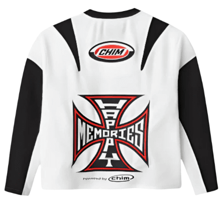 HMDD Moteaux Jersey White Red by HMDD - NWAHype No.1 for streetwear T-Shirts in USA