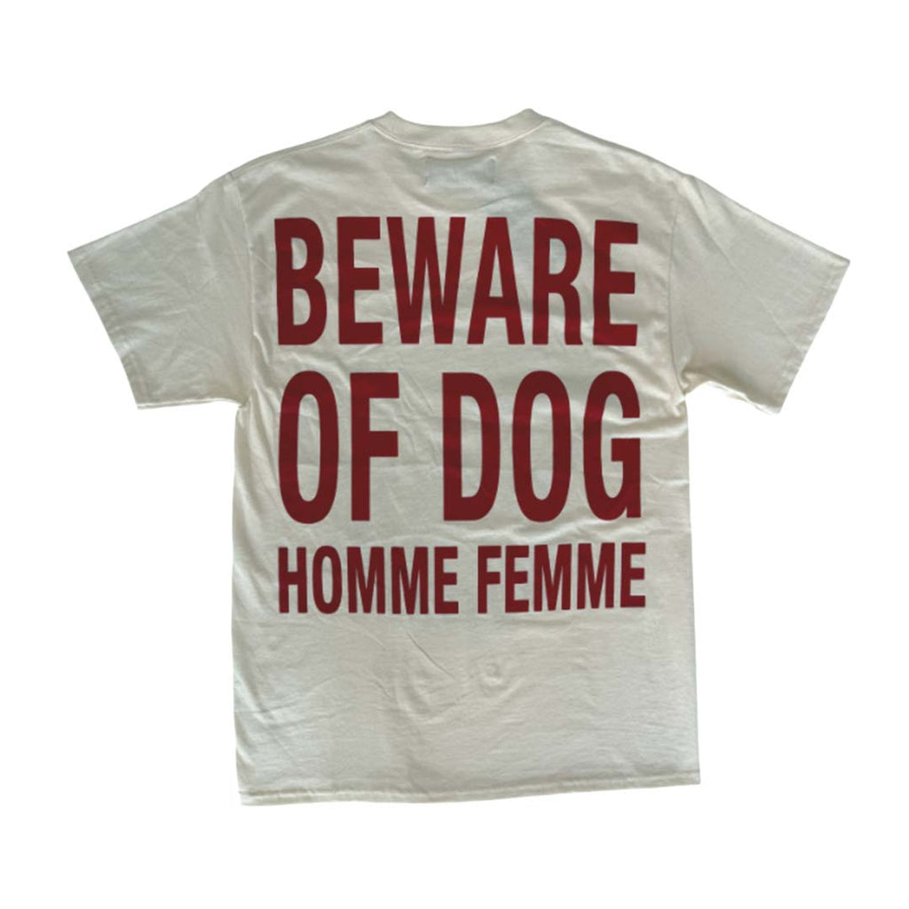 Homme Femme Beware of Dog Bone Tee by Homme Femme - NWAHYPE No.1 for streetwear T-Shirts in USA