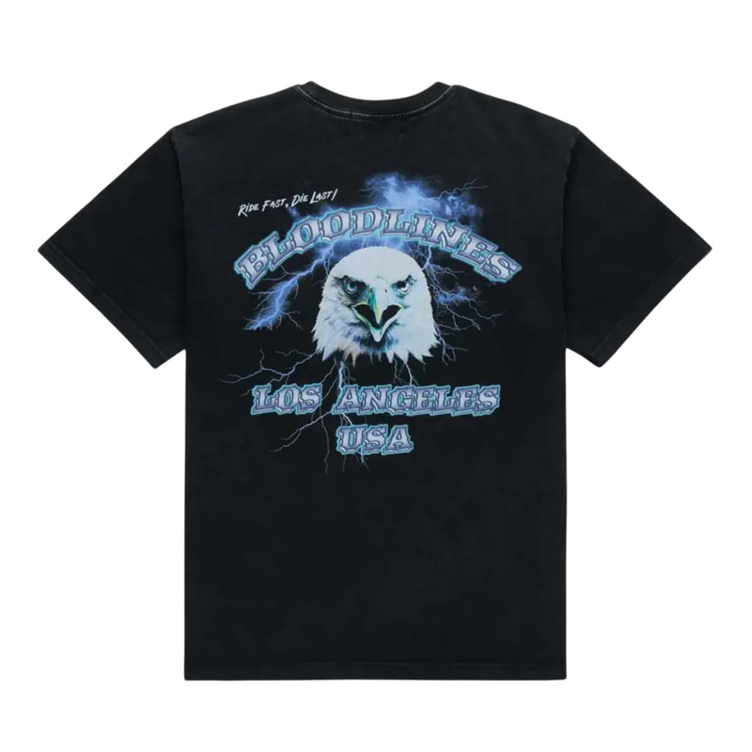 Homme Femme Bloodlines Till Our Death Black Blue Tee by Homme Femme - NWAHYPE No.1 for streetwear T-Shirts in USA