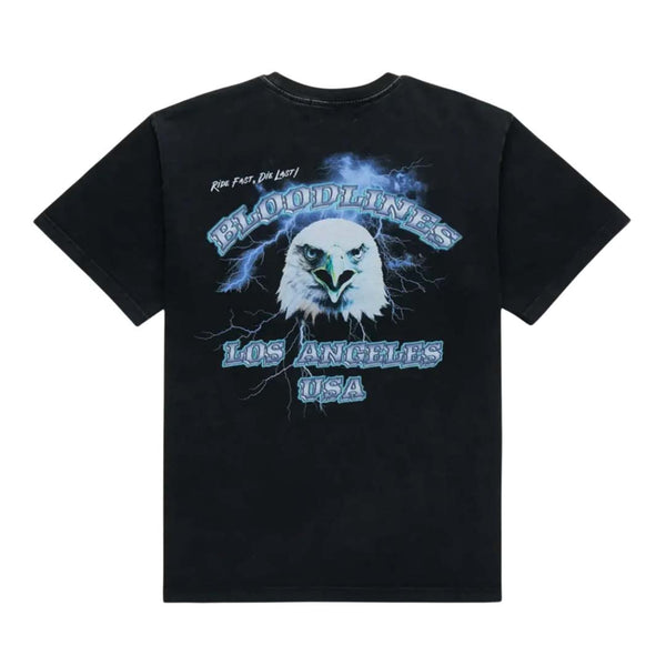 Homme Femme Bloodlines Till Our Death Black Blue Tee by Homme Femme - NWAHYPE No.1 for streetwear T-Shirts in USA