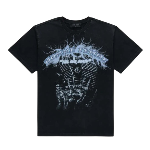 Homme Femme Bloodlines Till Our Death Black Blue Tee by Homme Femme - NWAHYPE No.1 for streetwear T-Shirts in USA