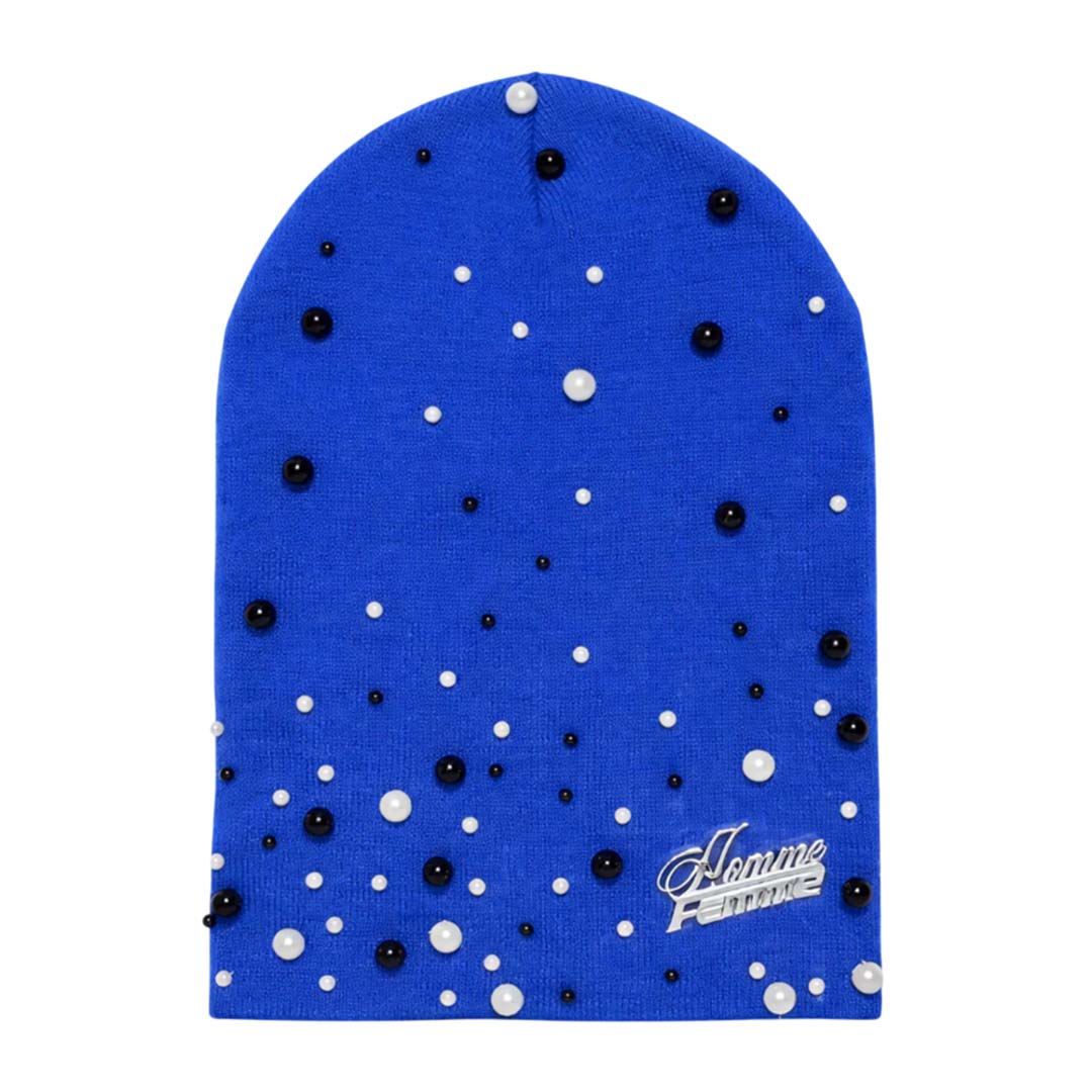 Homme Femme Gemstone Beanie Blue by Homme Femme - NWAHYPE No.1 for streetwear Beanies in USA