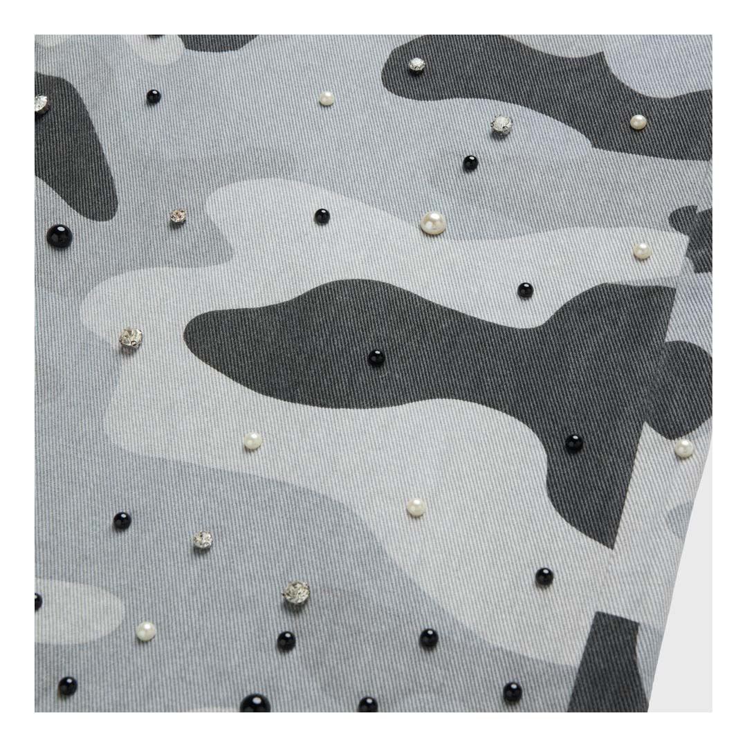 Homme Femme Gemstone Snow Camo Denim Shorts by Homme Femme - NWAHype 1 for streetwear Shorts in USA