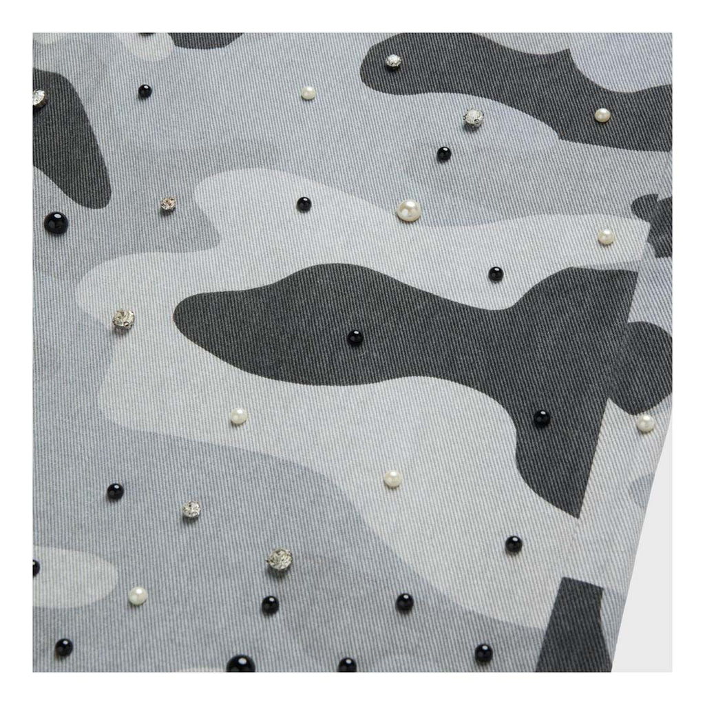Homme Femme Gemstone Snow Camo Denim Shorts by Homme Femme - NWAHype 1 for streetwear Shorts in USA