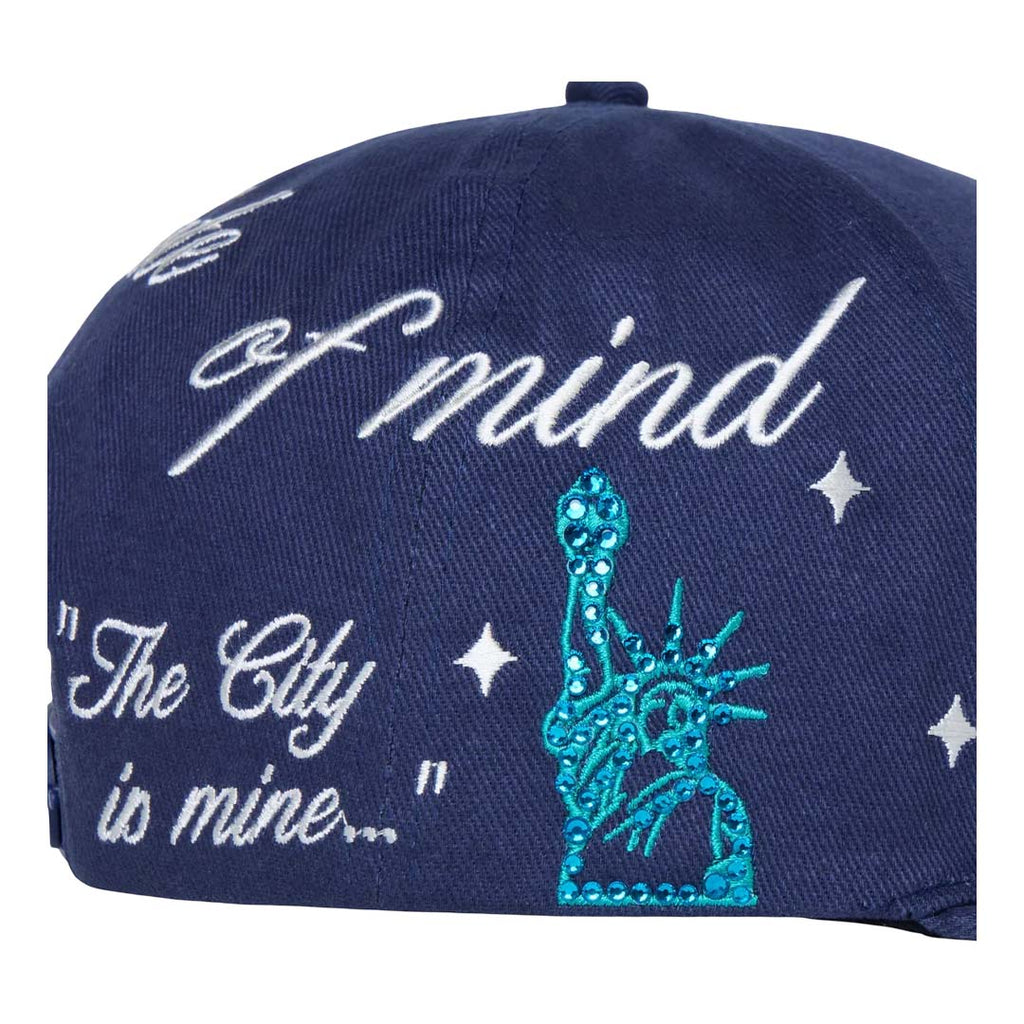 Homme Femme NYC Gemstone Navy Hat by Homme Femme - NWAHype 1 for streetwear Hats in USA
