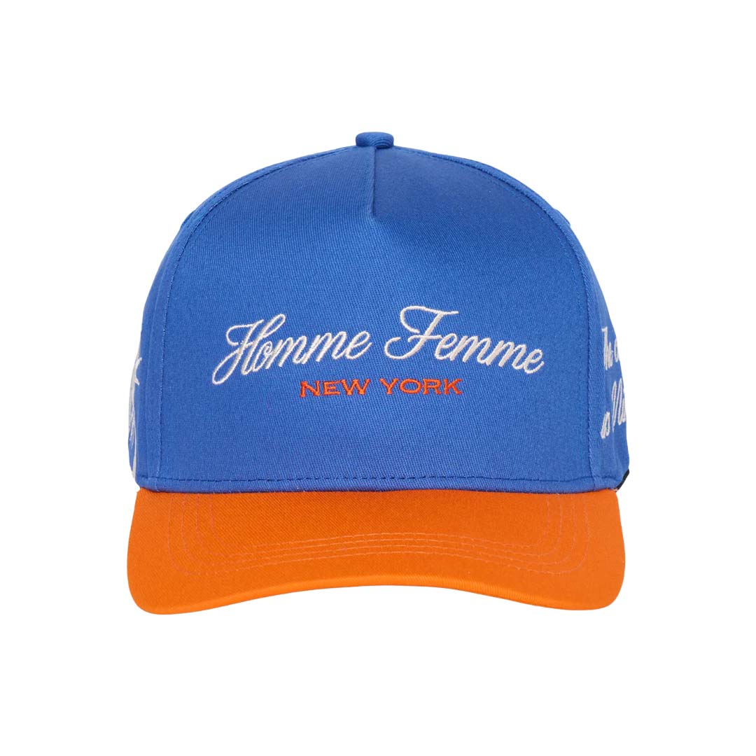 Homme Femme NYC Royalty Blue Orange Hat by Homme Femme - NWAHype 1 for streetwear Hats in USA