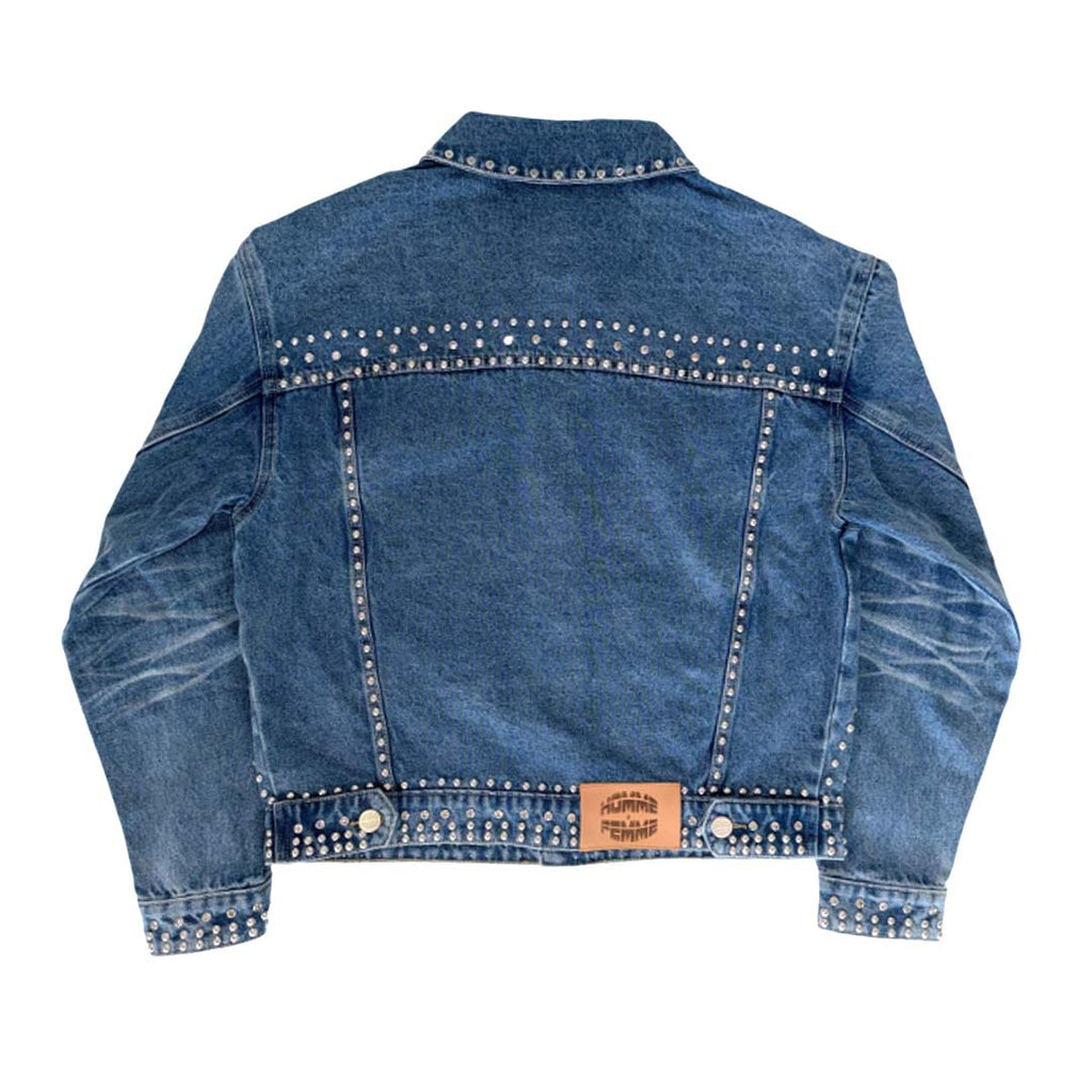 Homme Femme Ornament Blue Denim Jacket by Homme Femme - NWAHYPE No.1 for streetwear Hoodies in USA