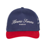 Homme Femme Paris Prestige Navy Red Hat by Homme Femme - NWAHype 1 for streetwear Hats in USA