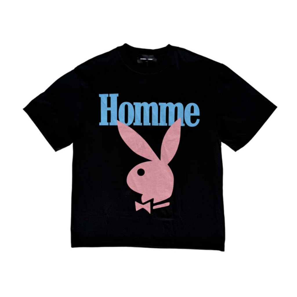 Homme Femme Playboy Black Blue Pink Tee by Homme Femme - NWAHYPE No.1 for streetwear T-Shirts in USA
