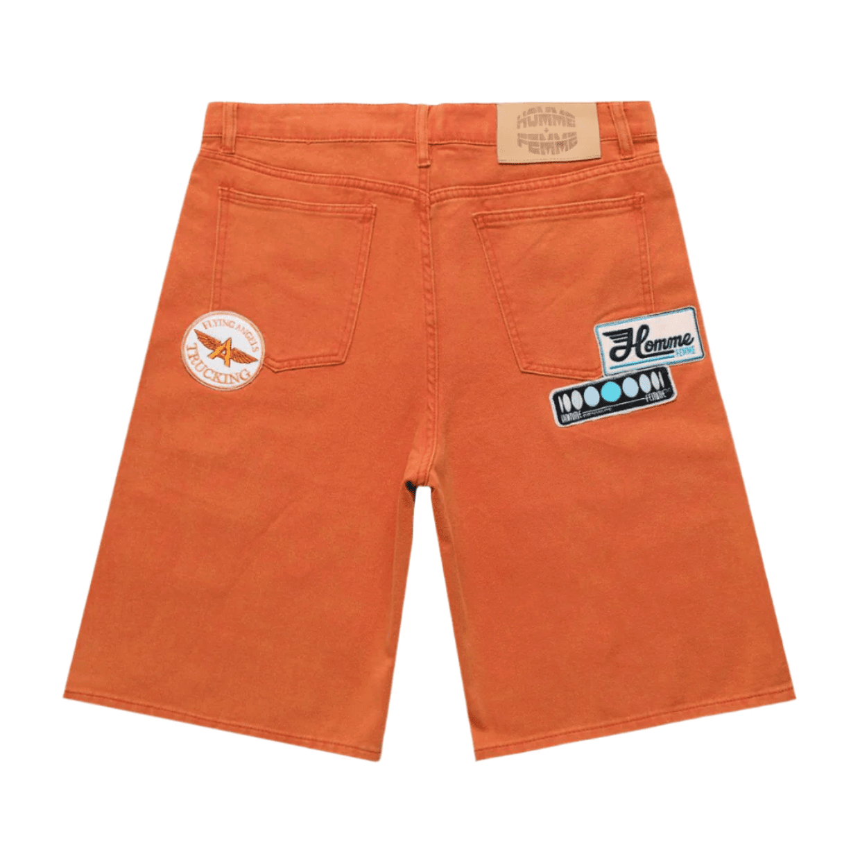 Homme Femme Road Trip Shorts Orange by Homme Femme - NWAHype 1 for streetwear Shorts in USA