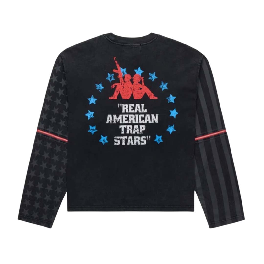 Homme Femme Trapstar Long Sleeve Black Tee by Homme Femme - NWAHYPE No.1 for streetwear T-Shirts in USA