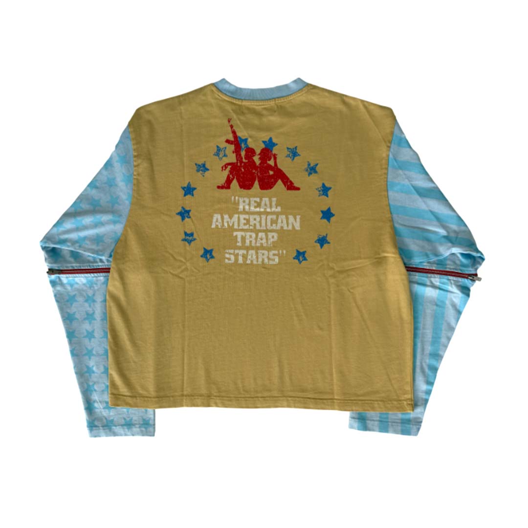 Homme Femme Trapstar Long Sleeve Yellow Tee by Homme Femme - NWAHYPE No.1 for streetwear T-Shirts in USA