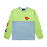 Homme Femme Wichita Long Sleeve Tee Green Blue by Homme Femme - NWAHype 1 for streetwear T-Shirts in USA