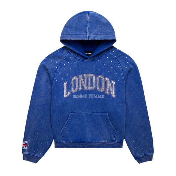 Homme Femme World Tour London Blue Hoodie by Homme Femme - NWAHYPE No.1 for streetwear Hoodies in USA