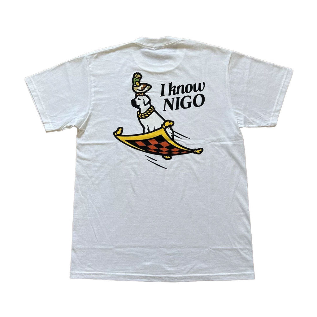 Human Made I Know Nigo Carpet White Tee by Human Made - NWAHype 1 for streetwear T-Shirts in USA