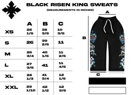 Righteous Risen King Sweatpants Black