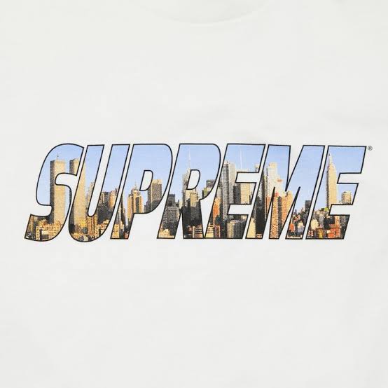 Supreme Gotham Skyline Tee White