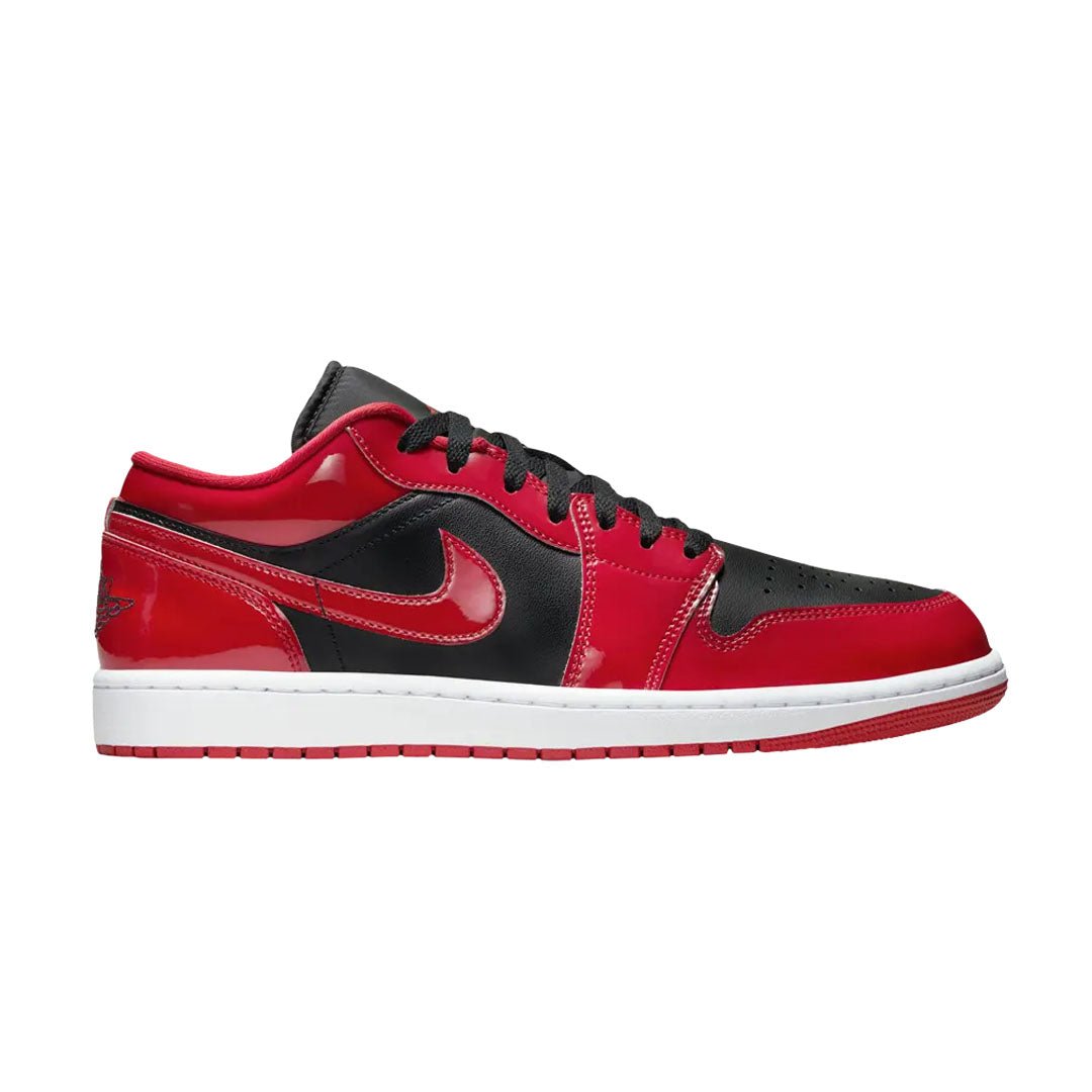Jordan 1 Low SE Patent Varsity Red Black by Air Jordan - NWAHype 1 for streetwear Sneakers in USA