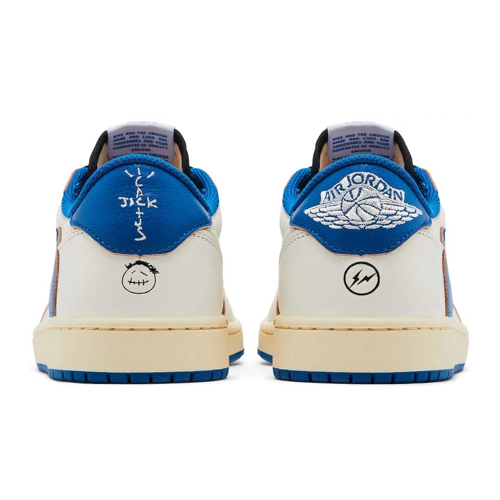 Jordan 1 Retro Low OG SP Fragment x Travis Scott Sail Military Blue by Air Jordan - NWAHype No.1 for streetwear Sneakers in USA