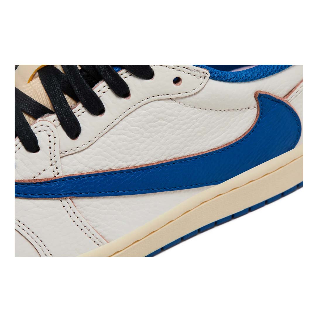 Jordan 1 Retro Low OG SP Fragment x Travis Scott Sail Military Blue by Air Jordan - NWAHype No.1 for streetwear Sneakers in USA
