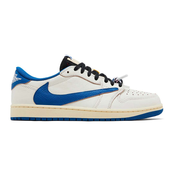 Jordan 1 Retro Low OG SP Fragment x Travis Scott Sail Military Blue by Air Jordan - NWAHype No.1 for streetwear Sneakers in USA
