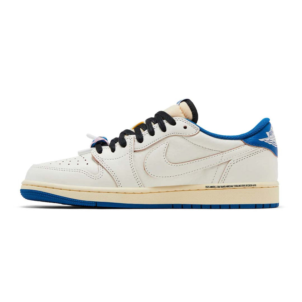 Jordan 1 Retro Low OG SP Fragment x Travis Scott Sail Military Blue by Air Jordan - NWAHype No.1 for streetwear Sneakers in USA