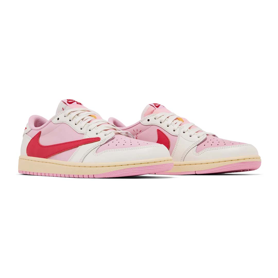 Jordan 1 Retro Low OG SP Travis Scott Sail Tropical Pink by Nike - NWAHYPE No.1 for streetwear Sneakers in USA
