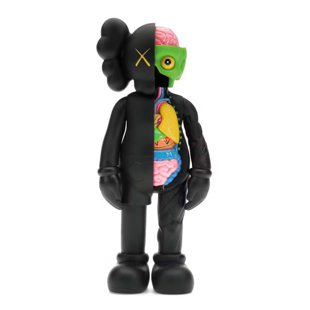 KAWS Companion Flayed Open Edition Vinyl Figure Black by Kaws - NWAHYPE No.1 for streetwear Accessories in USA