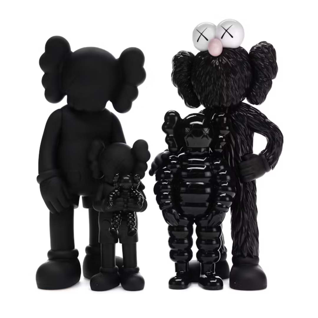 KAWS Family Vinyl Figures Set Black by Kaws - NWAHYPE No.1 for streetwear Accessories in USA