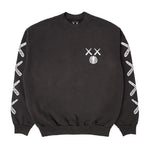 KAWS For Kid Cudi Moon Man Back Print Crewneck Sweatshirt by Kaws - NWAHype 1 for streetwear Hoodies in USA