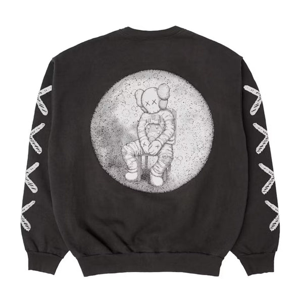 KAWS For Kid Cudi Moon Man Back Print Crewneck Sweatshirt by Kaws - NWAHype 1 for streetwear Hoodies in USA